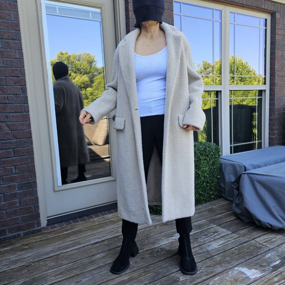 Zara Cream Color Long Coat